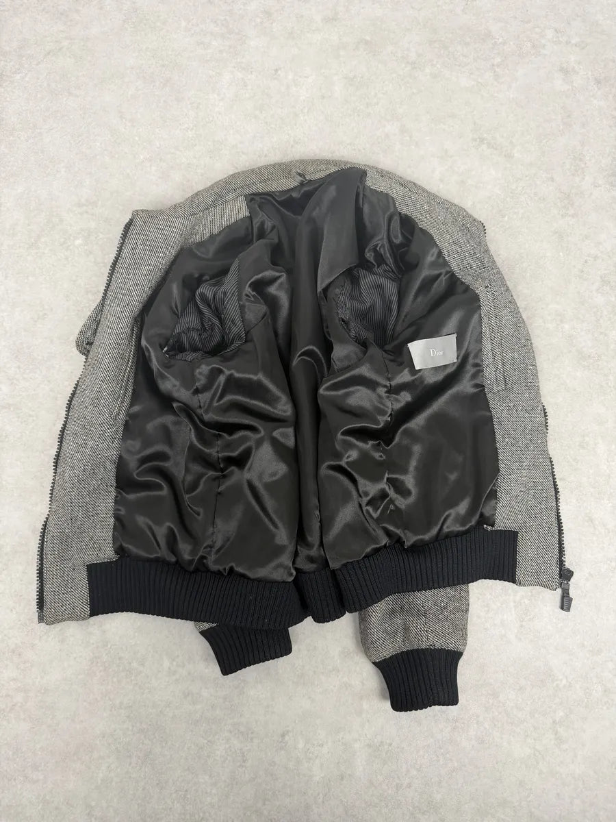 AW2006 Dior Grey Wool Jacket by Hedi Slimane SOLBemY 12