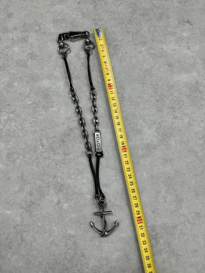 AW2006 Dolce & Gabbana Anchor Chain Naval Necklace jzzEkRl 5