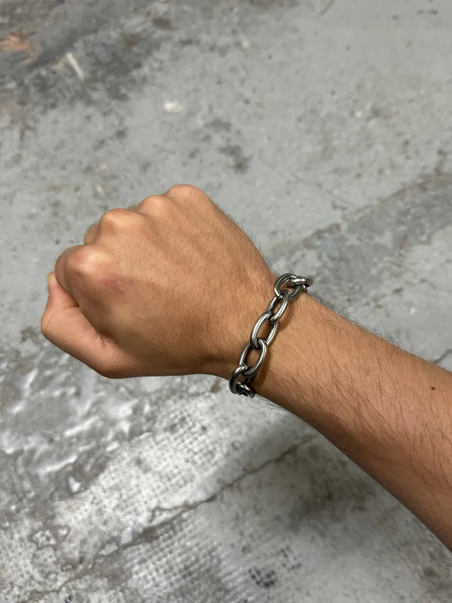 AW2006 Dolce & Gabbana Anchor Chain Stainless Steel Bracelet rDasVYz 1