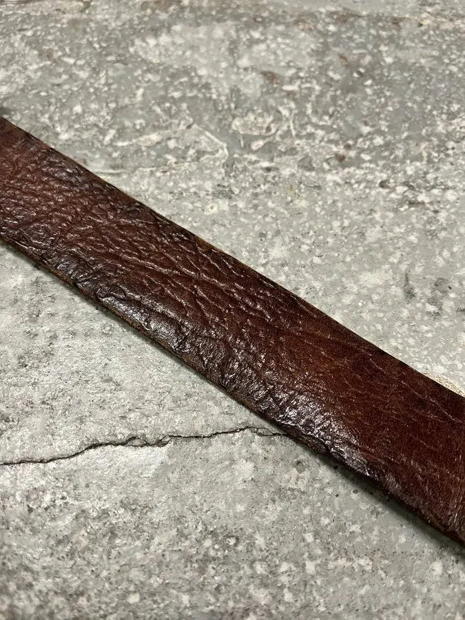 AW2006 Dolce & Gabbana Baroque Golden Buckle Leather Belt EZnBCLE 2