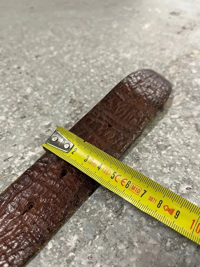 AW2006 Dolce & Gabbana Baroque Golden Buckle Leather Belt EZnBCLE 5