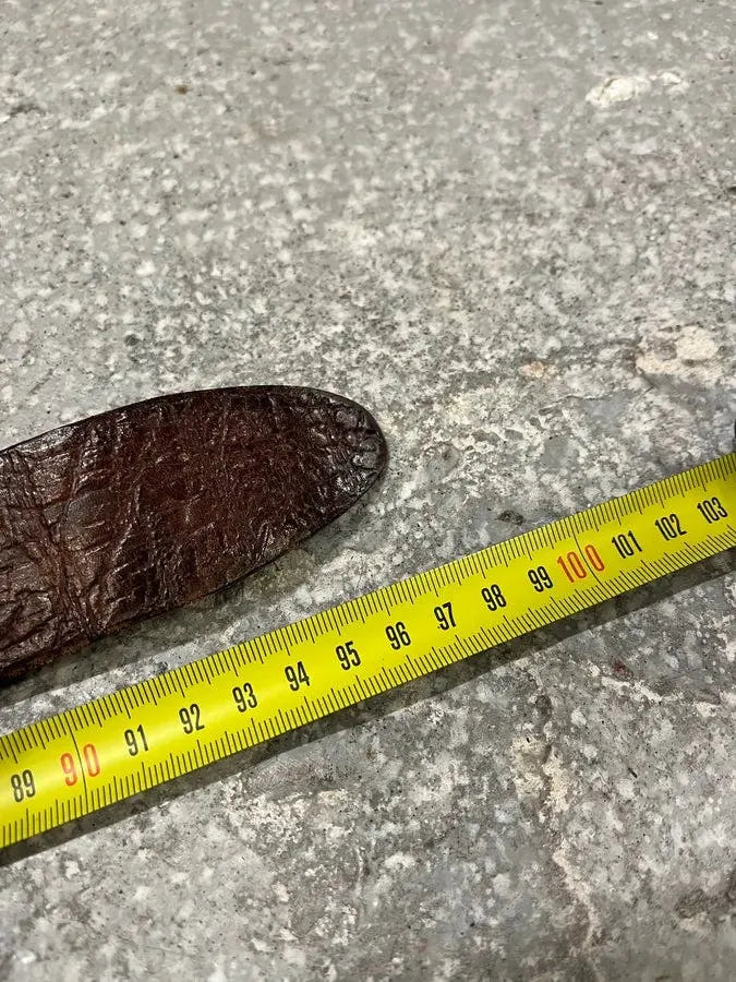 AW2006 Dolce & Gabbana Baroque Golden Buckle Leather Belt EZnBCLE 6