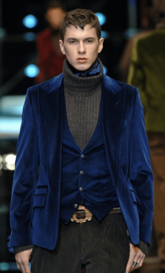 AW2006 Dolce & Gabbana Black Leather Baroque Angel Belt BIVnKKR 1