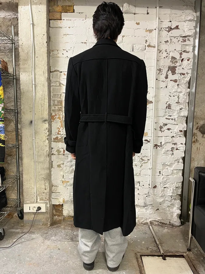 AW2006 Dolce & Gabbana Black Long Classy Trench Coat bYCFLCA 1