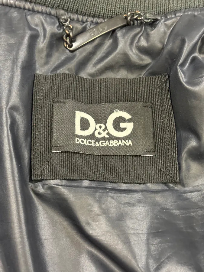 AW2006 Dolce & Gabbana Black Mafia Bomber Jacket VZFkPoi 9