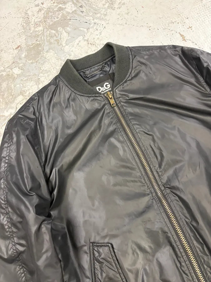 AW2006 Dolce & Gabbana Black Mafia Bomber Jacket VZFkPoi 2