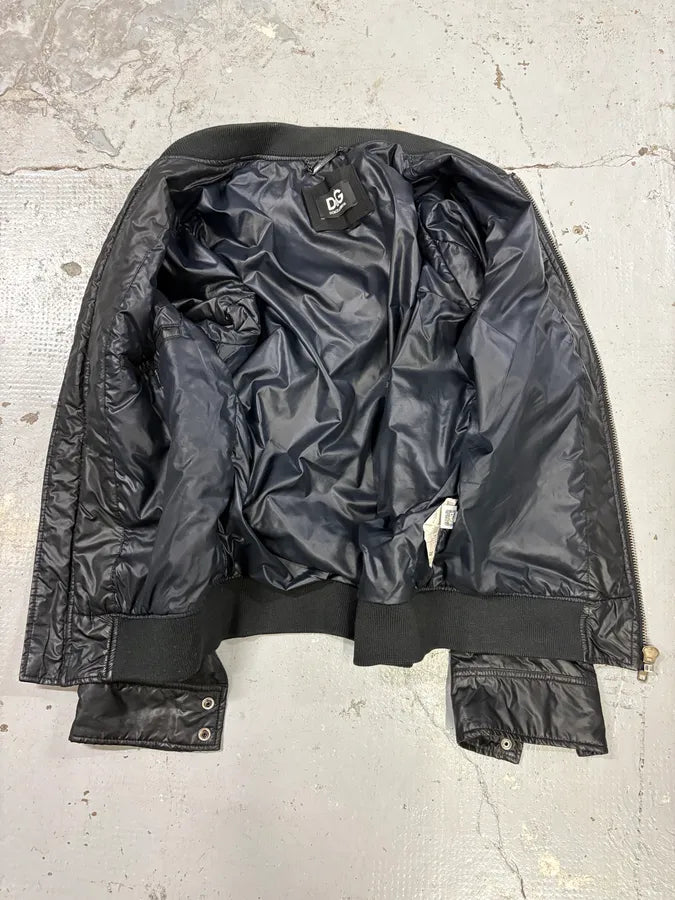 AW2006 Dolce & Gabbana Black Mafia Bomber Jacket VZFkPoi 4