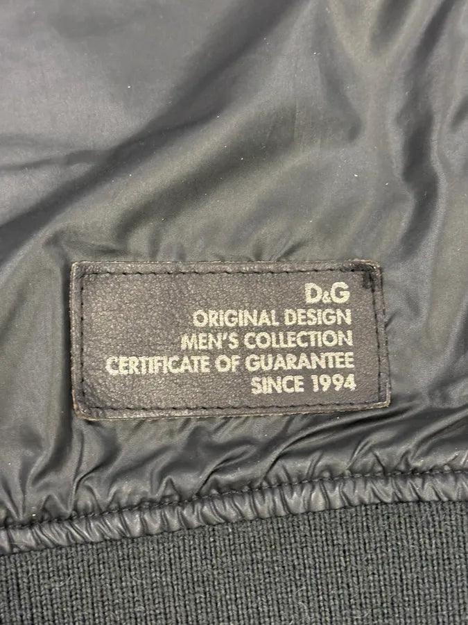 AW2006 Dolce & Gabbana Black Mafia Bomber Jacket VZFkPoi 7