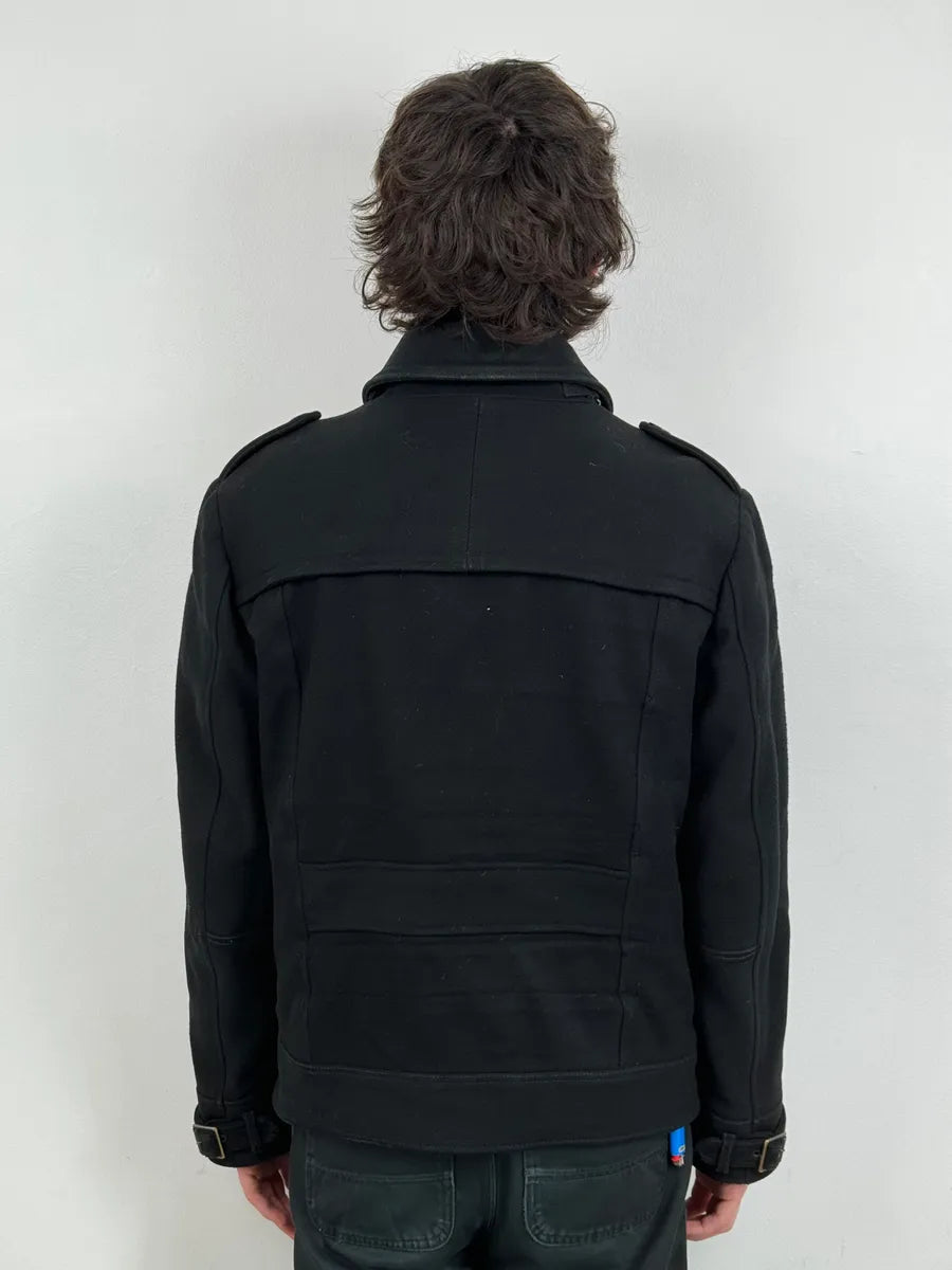 AW2006 Dolce & Gabbana Black Wool Duffle Coat rgjJfsm 2