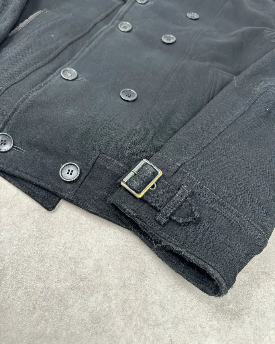 AW2006 Dolce & Gabbana Black Wool Duffle Coat rgjJfsm 5