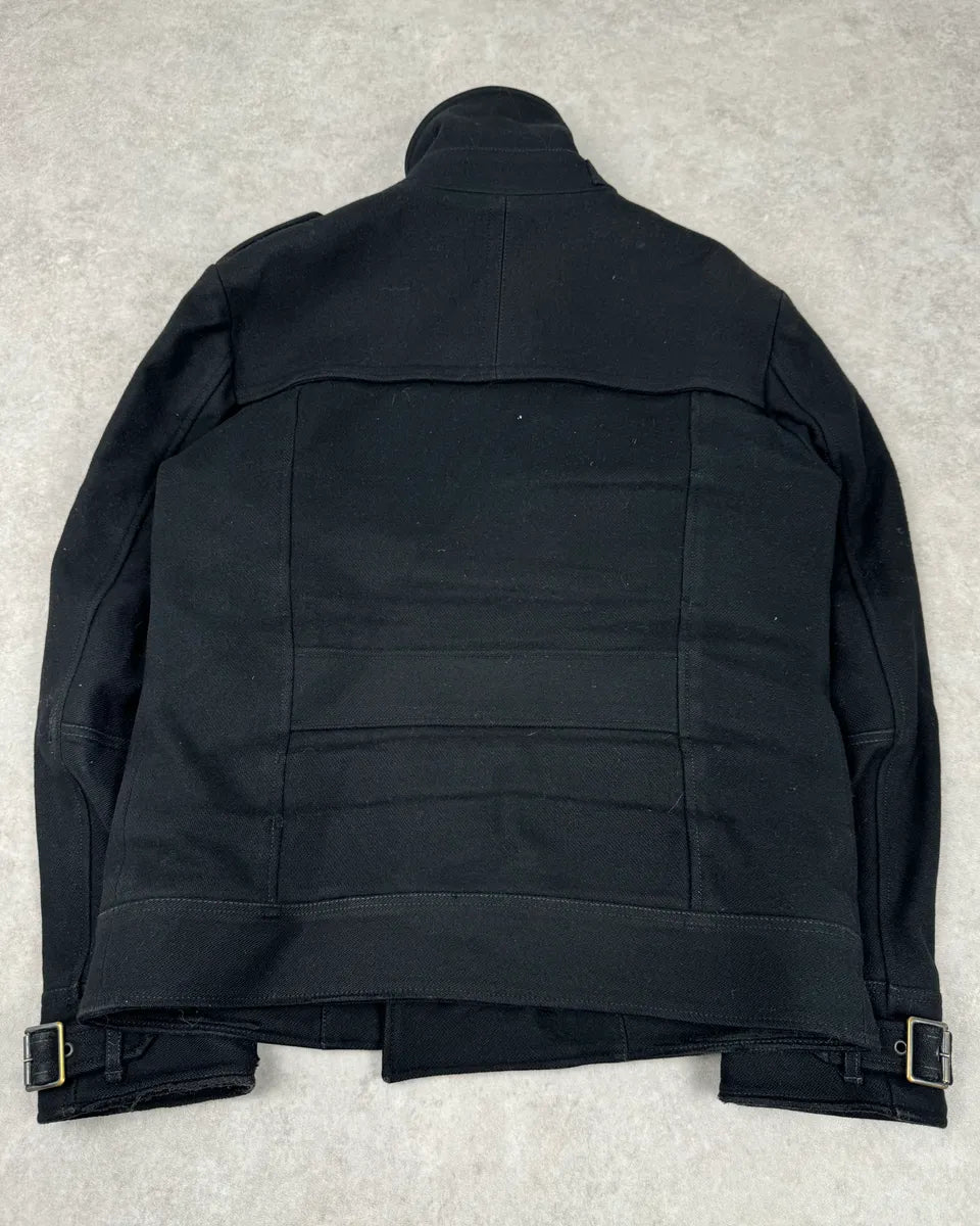 AW2006 Dolce & Gabbana Black Wool Duffle Coat rgjJfsm 8