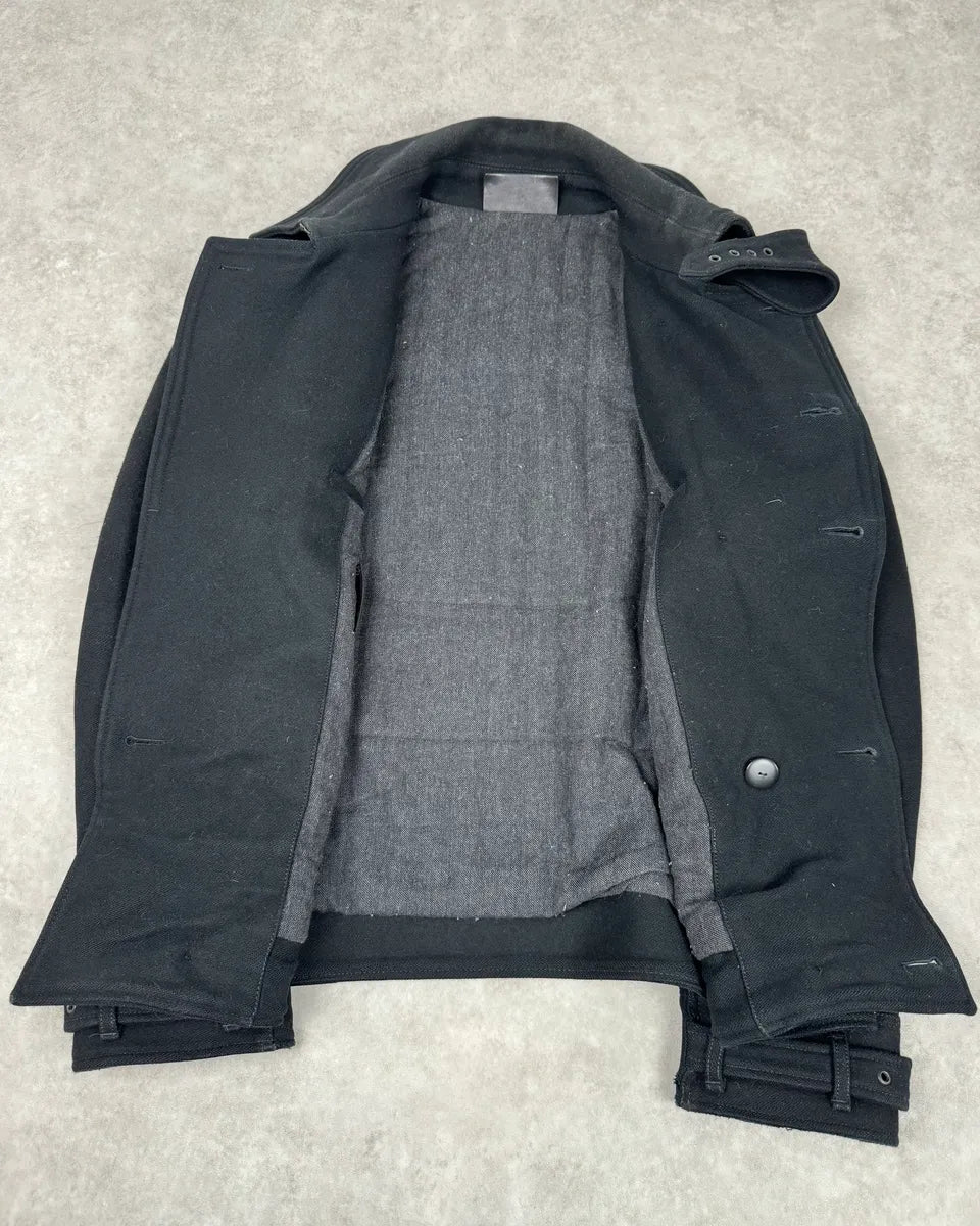 AW2006 Dolce & Gabbana Black Wool Duffle Coat rgjJfsm 9