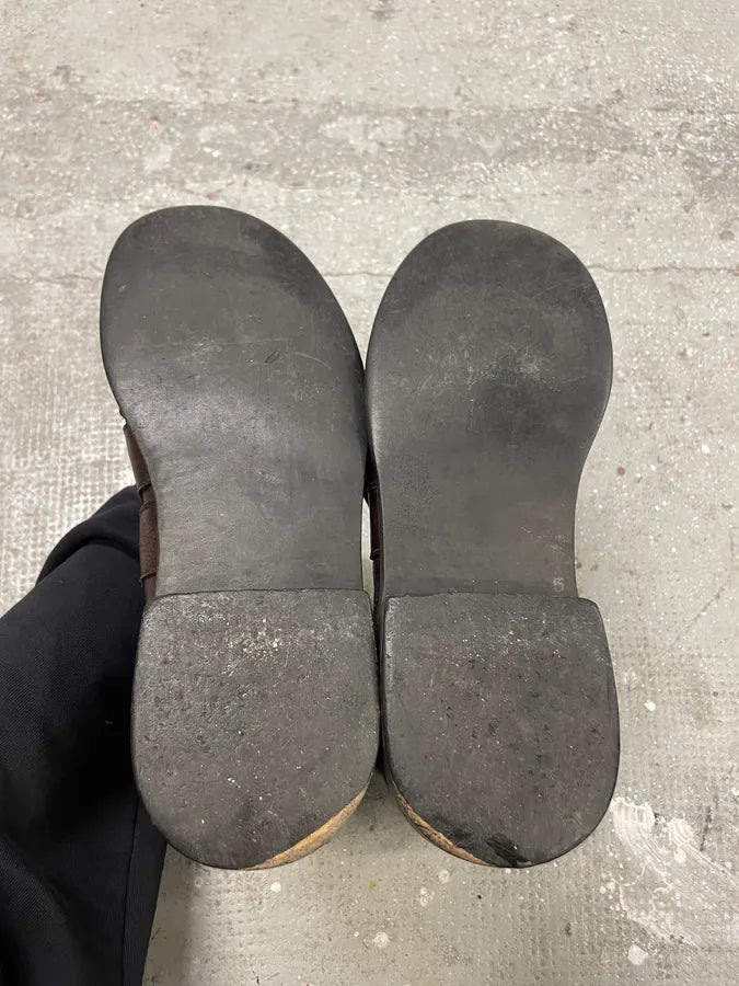 AW2006 Dolce & Gabbana Brown High leather Boots (45eu/us11) 8