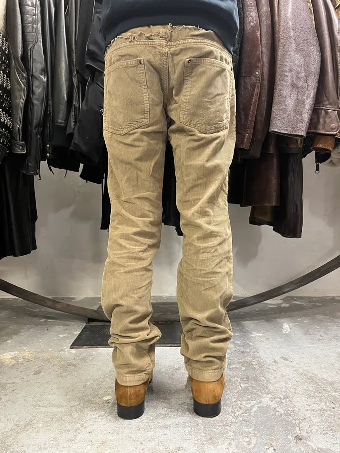 AW2006 Dolce & Gabbana Brown Utility Studded Pants wLMcFzl 7