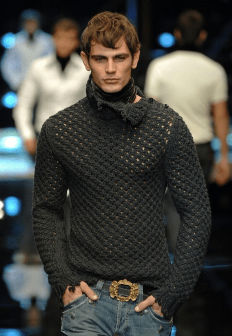 AW2006 Dolce & Gabbana Dark Brown Leather Baroque Angel Belt jGLfUbP 1