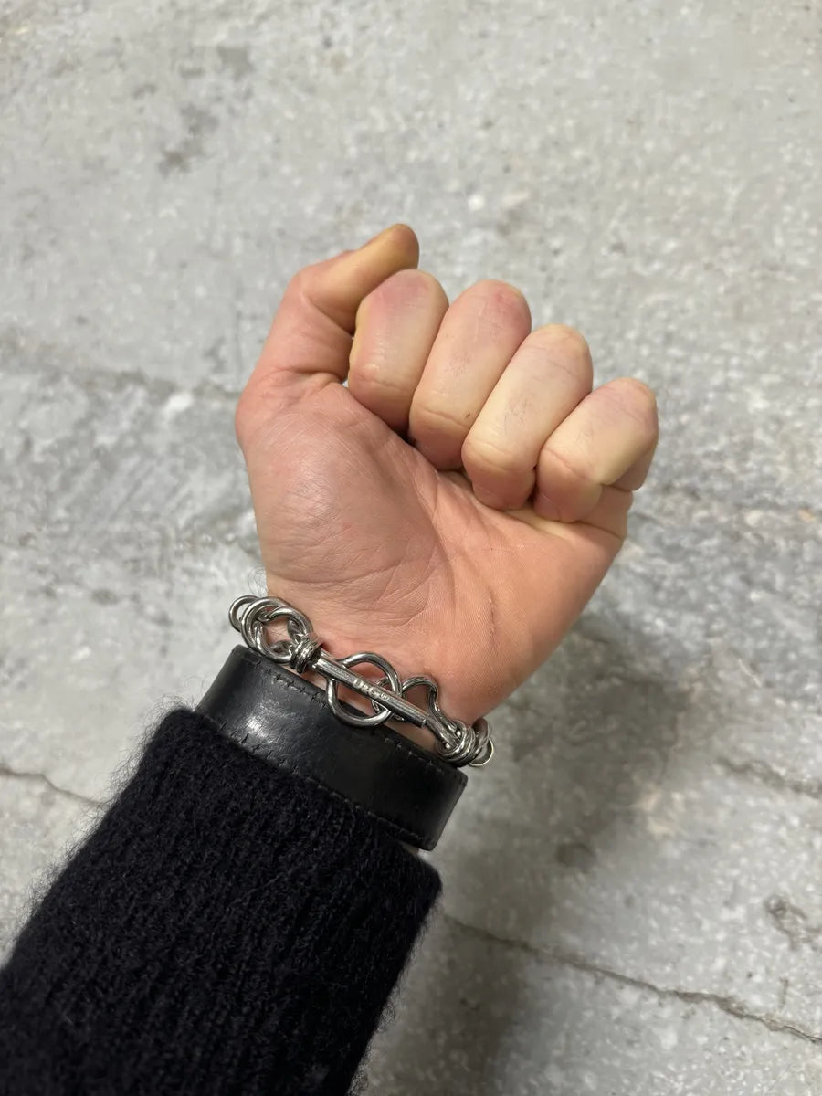 AW2006 Dolce & Gabbana Grey Attached Naval Bracelet (OS) 2