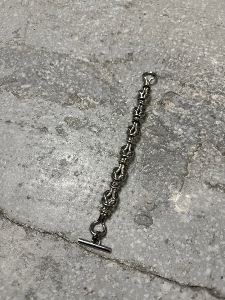 AW2006 Dolce & Gabbana Grey Attached Naval Bracelet (OS) 4