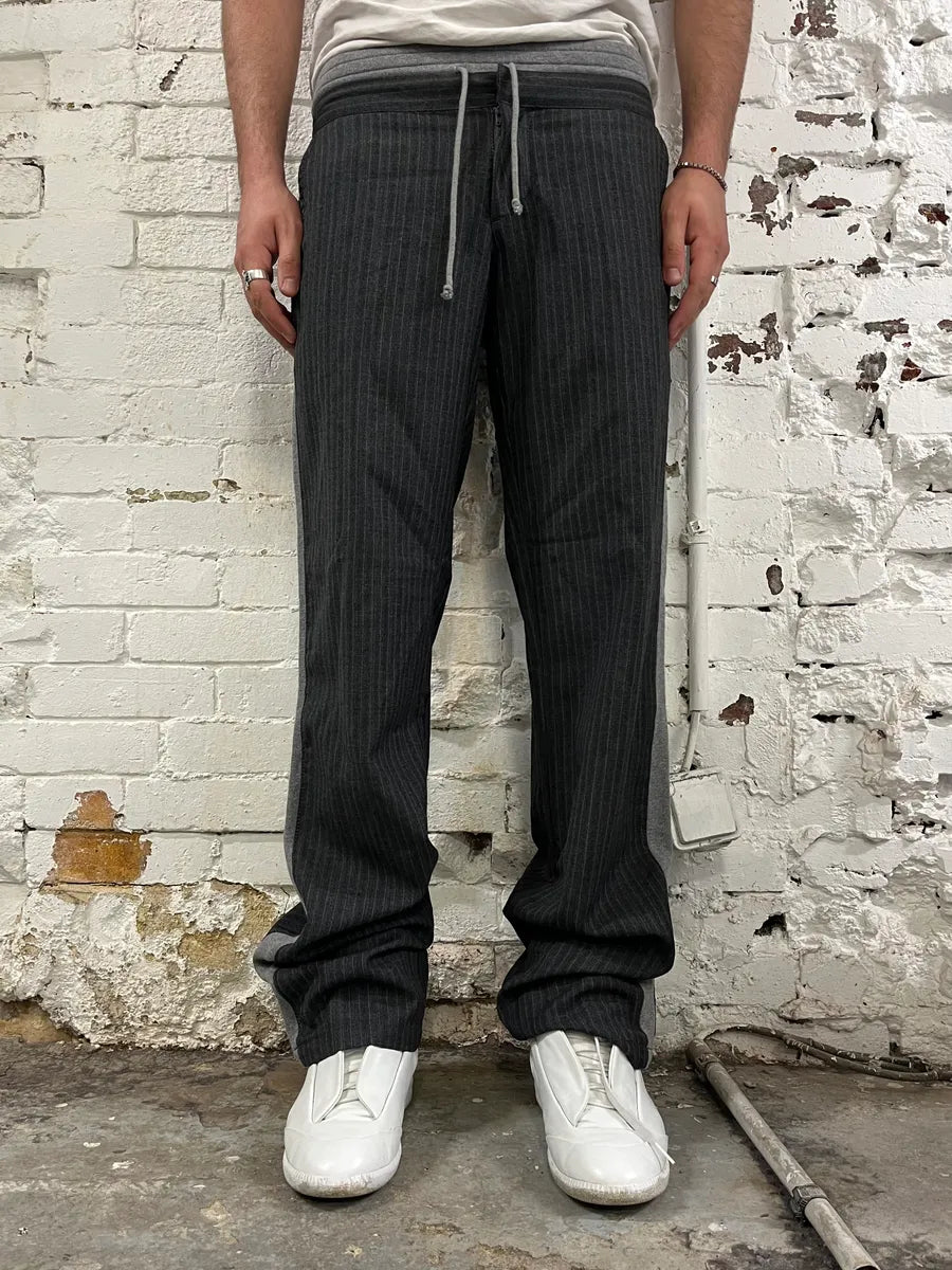 AW2006 Dolce & Gabbana Hybrid Jogger & Suit Grey Pants EFmzJSu 0