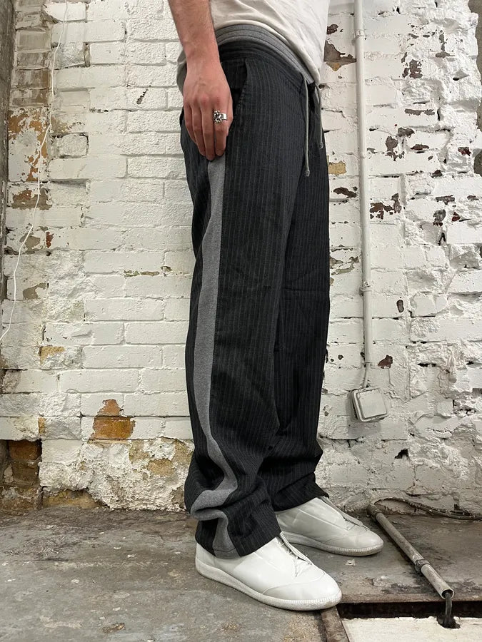 AW2006 Dolce & Gabbana Hybrid Jogger & Suit Grey Pants EFmzJSu 1