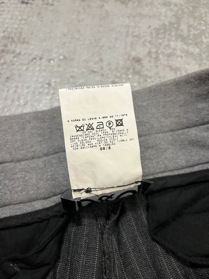 AW2006 Dolce & Gabbana Hybrid Jogger & Suit Grey Pants EFmzJSu 11