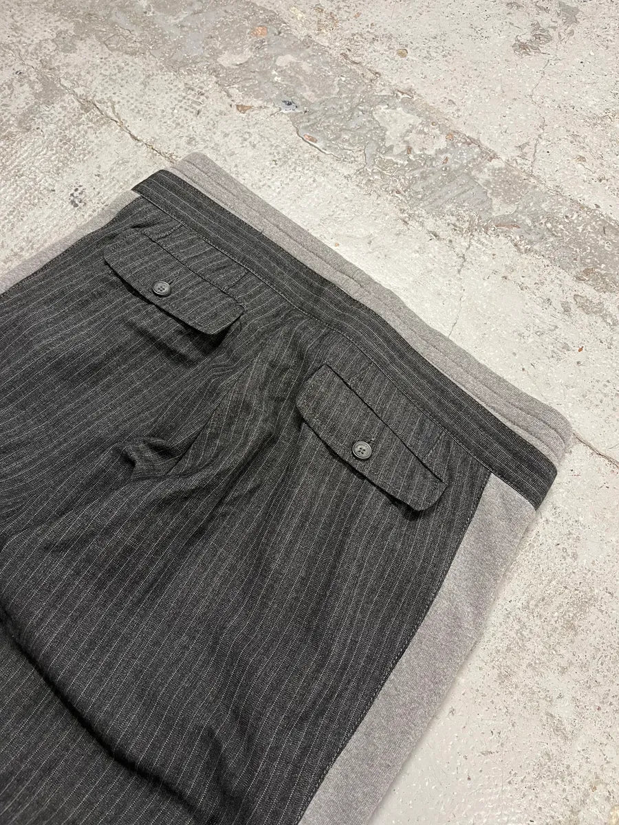 AW2006 Dolce & Gabbana Hybrid Jogger & Suit Grey Pants EFmzJSu 8