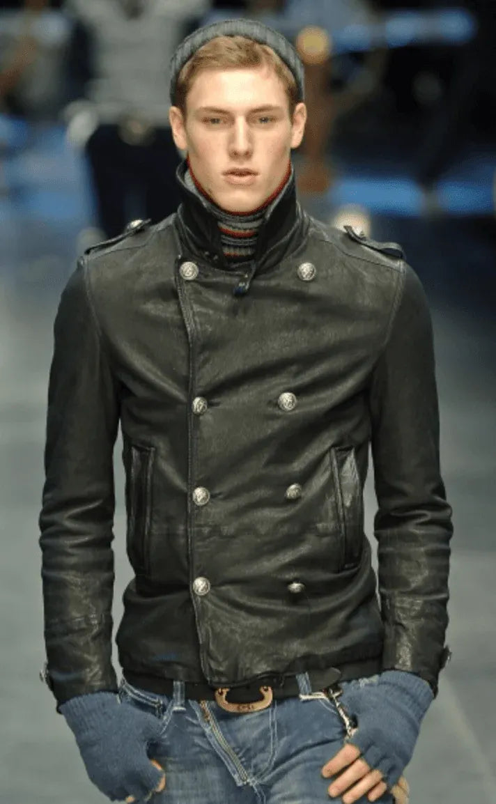 AW2006 Dolce & Gabbana Multi-Color Striped Wool Turtleneck Sweater nihFKJn 1