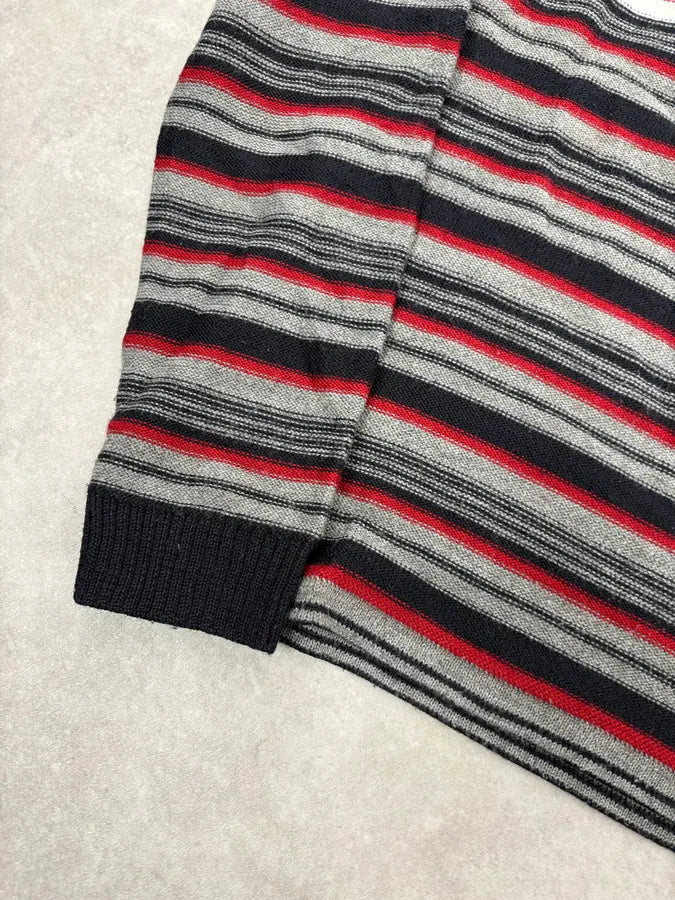 AW2006 Dolce & Gabbana Multi-Color Striped Wool Turtleneck Sweater nihFKJn 7