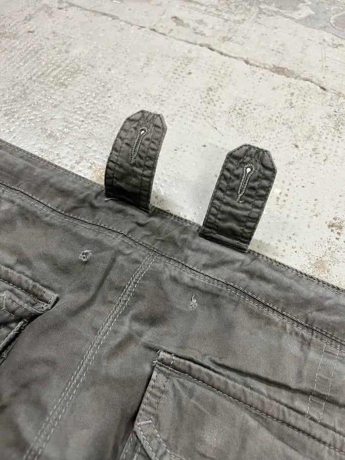 AW2006 Dolce & Gabbana Multi Pockets Cargo Grey Shorts HJHsybQ 10