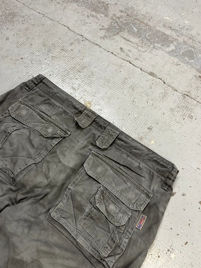 AW2006 Dolce & Gabbana Multi Pockets Cargo Grey Shorts HJHsybQ 8