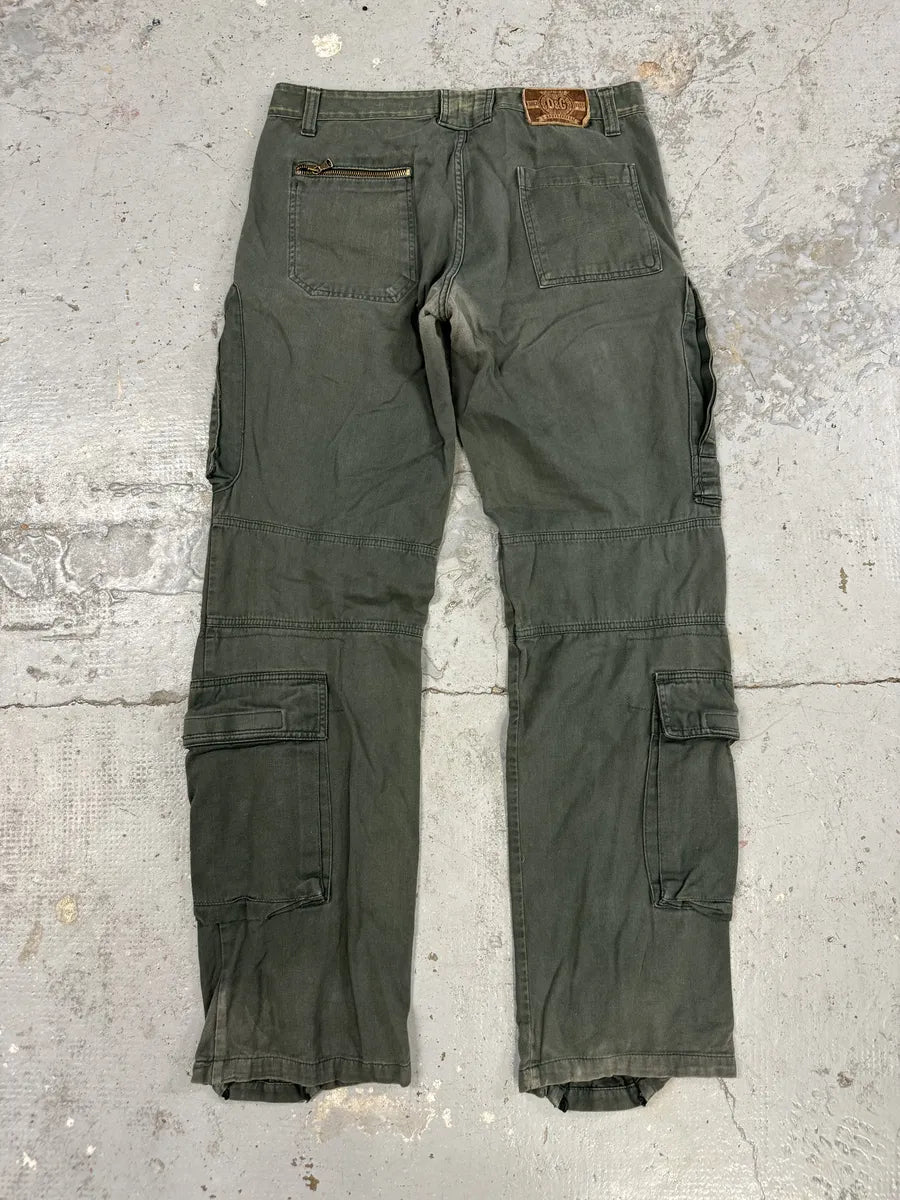AW2006 Dolce & Gabbana Multi Pockets Green Cargo Naval Pants sOzqcdr 5