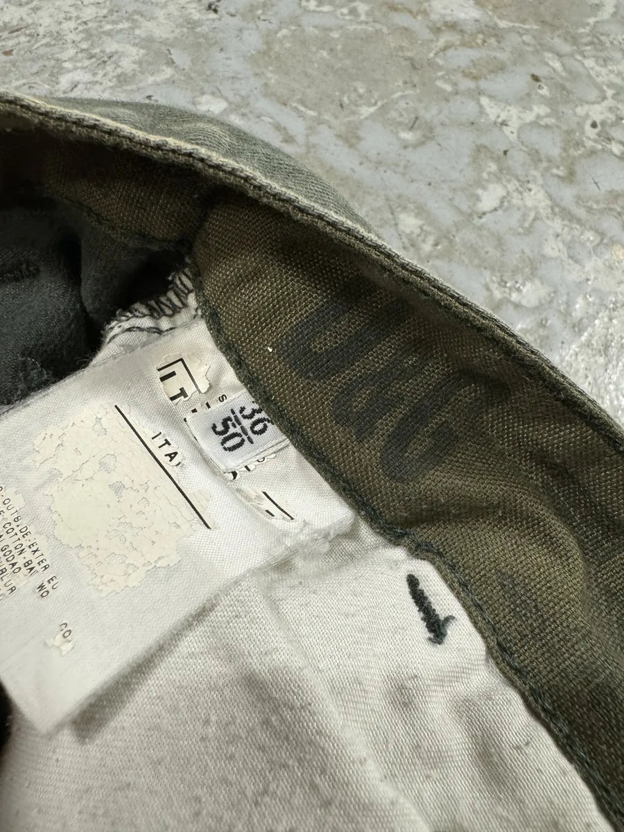 AW2006 Dolce & Gabbana Multi Pockets Green Cargo Naval Pants sOzqcdr 8