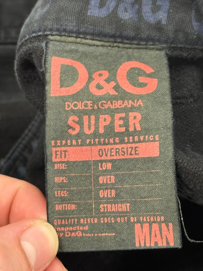 AW2006 Dolce & Gabbana Naval Utility Black Cargo Pants PNeFZsR 13