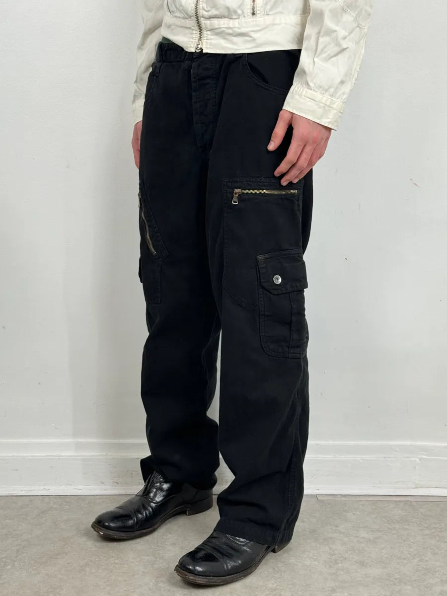 AW2006 Dolce & Gabbana Naval Utility Black Cargo Pants PNeFZsR 2