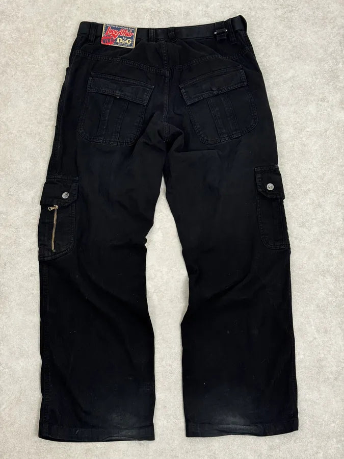AW2006 Dolce & Gabbana Naval Utility Black Cargo Pants PNeFZsR 4