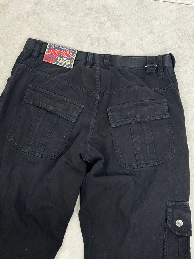 AW2006 Dolce & Gabbana Naval Utility Black Cargo Pants PNeFZsR 6