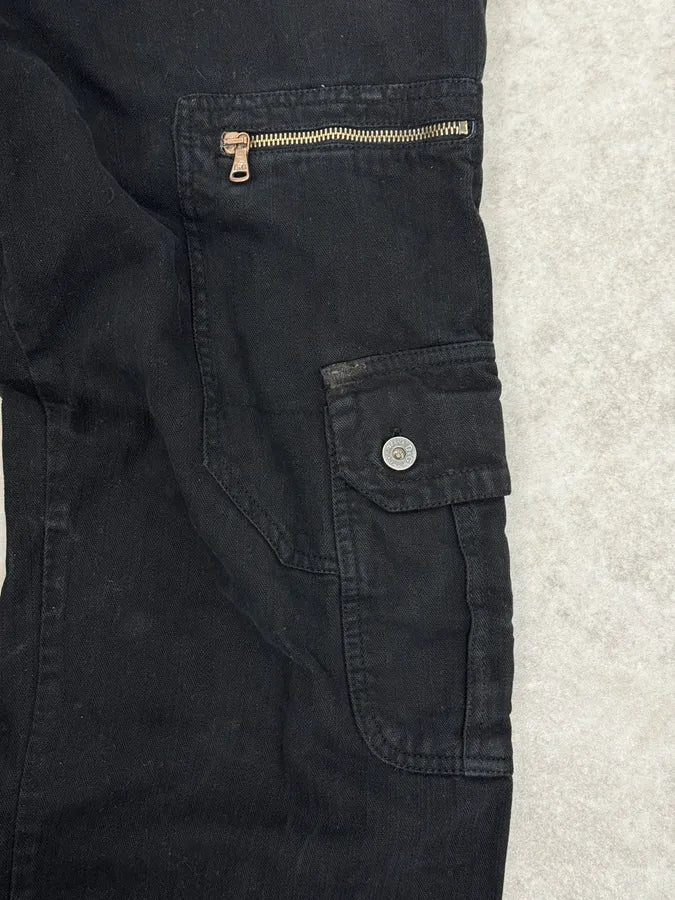 AW2006 Dolce & Gabbana Naval Utility Black Cargo Pants PNeFZsR 7