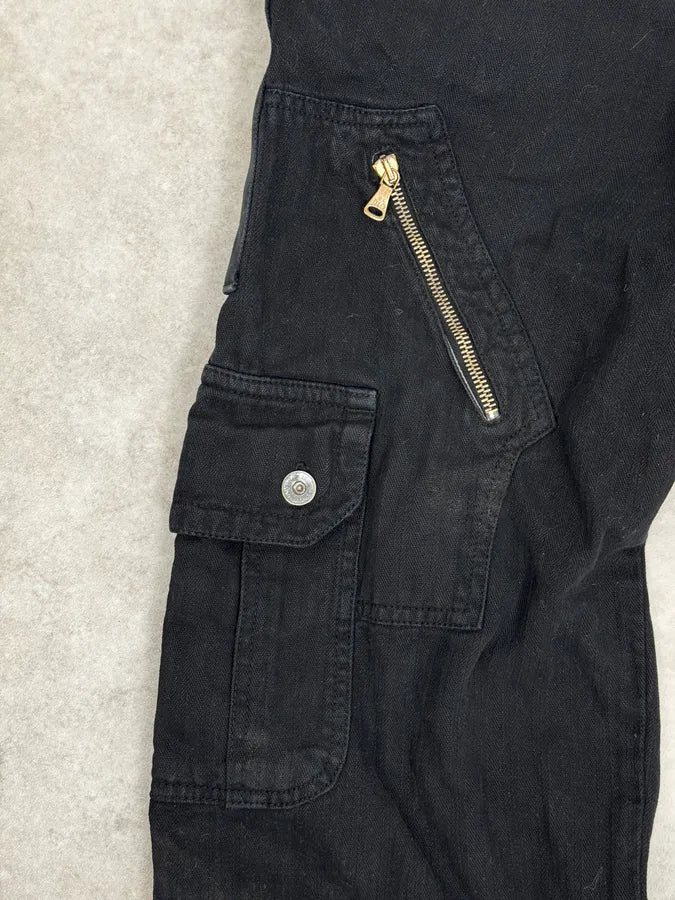 AW2006 Dolce & Gabbana Naval Utility Black Cargo Pants PNeFZsR 8