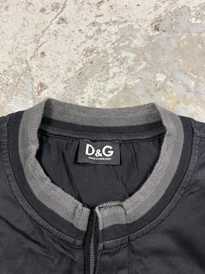 AW2006 Dolce & Gabbana Navy Henley Longsleeves WYyozNs 7