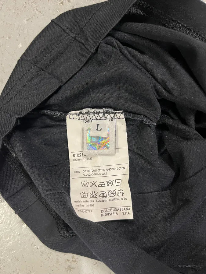 AW2006 Dolce & Gabbana Navy Henley Longsleeves WYyozNs 8