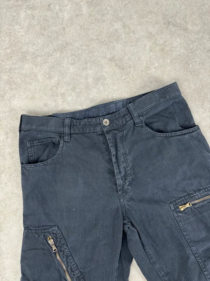 AW2006 Dolce & Gabbana Navy Multi-Pocket Cargo Pants vZDrvdi 4