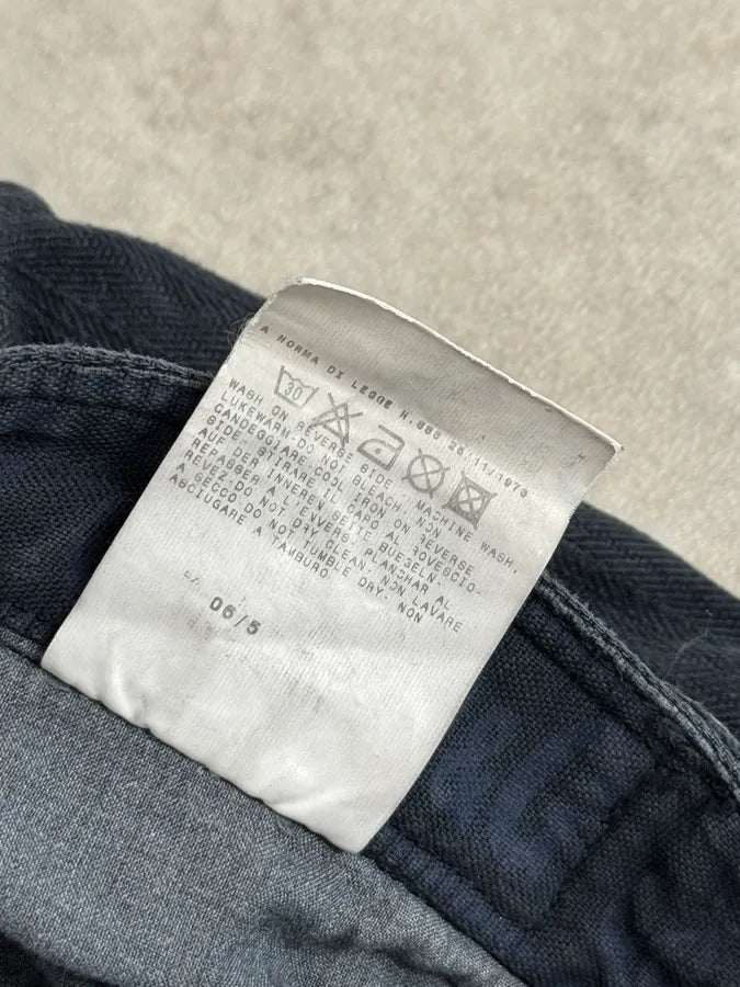 AW2006 Dolce & Gabbana Navy Multi-Pocket Cargo Pants vZDrvdi 12