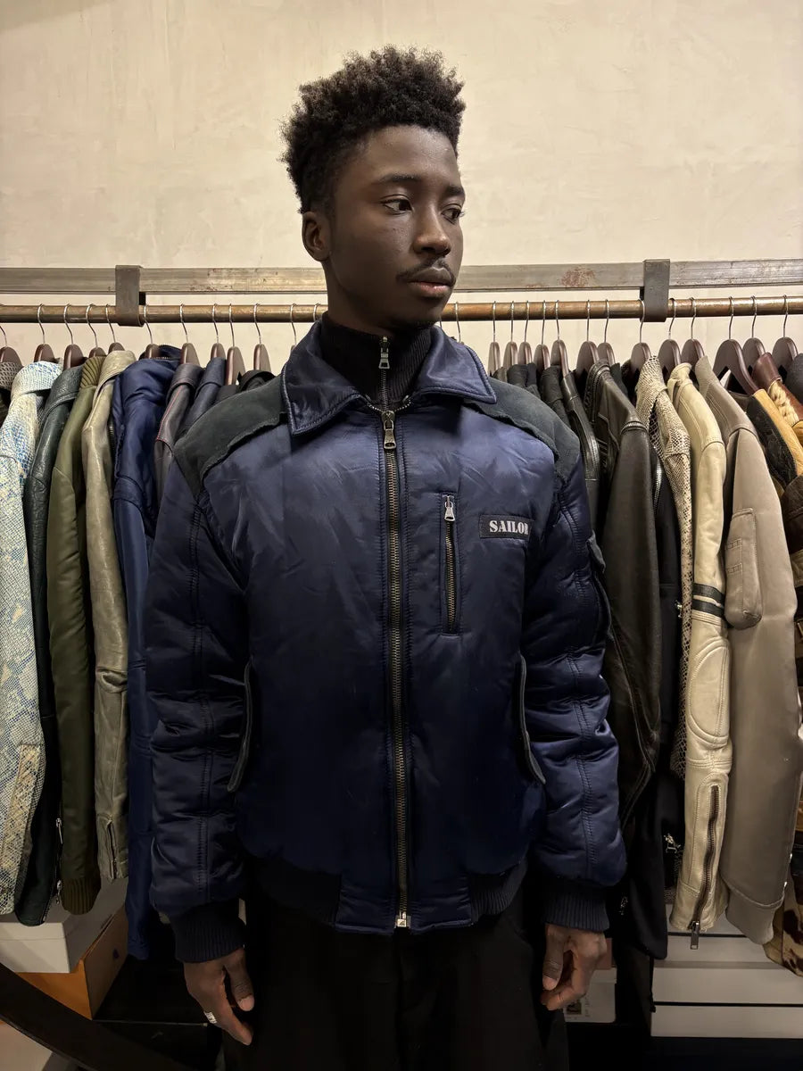 AW2006 Dolce & Gabbana Navy Sailor Bomber Jacket TroYxqZ 2