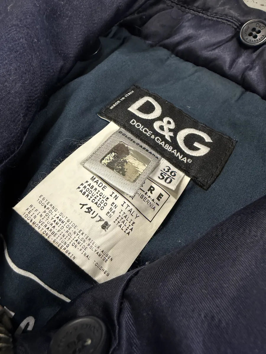 AW2006 Dolce & Gabbana Navy Sailor Bomber Jacket TroYxqZ 7