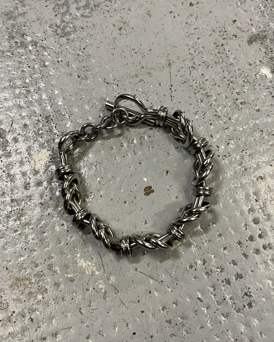 AW2006 Dolce & Gabbana Stainless Steel Knot Link Bracelet pBcPxSo 1