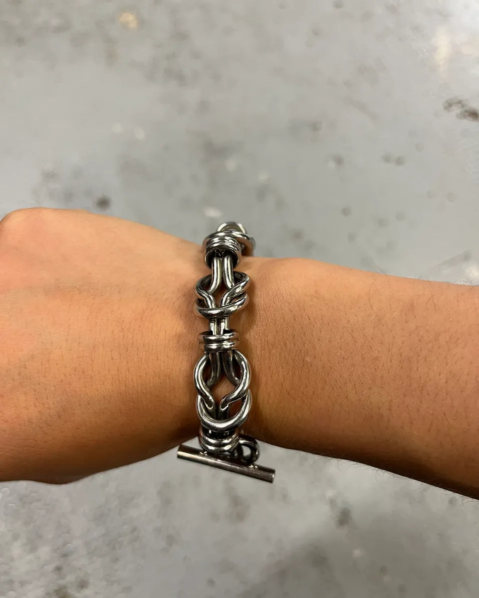 AW2006 Dolce & Gabbana Stainless Steel Knot Link Bracelet pBcPxSo 2