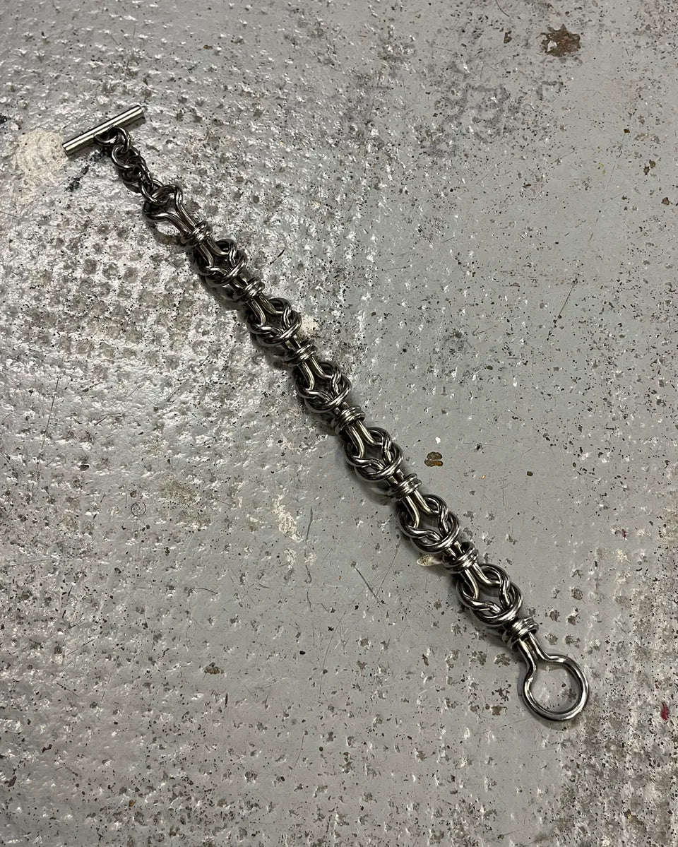 AW2006 Dolce & Gabbana Stainless Steel Knot Link Bracelet pBcPxSo 4