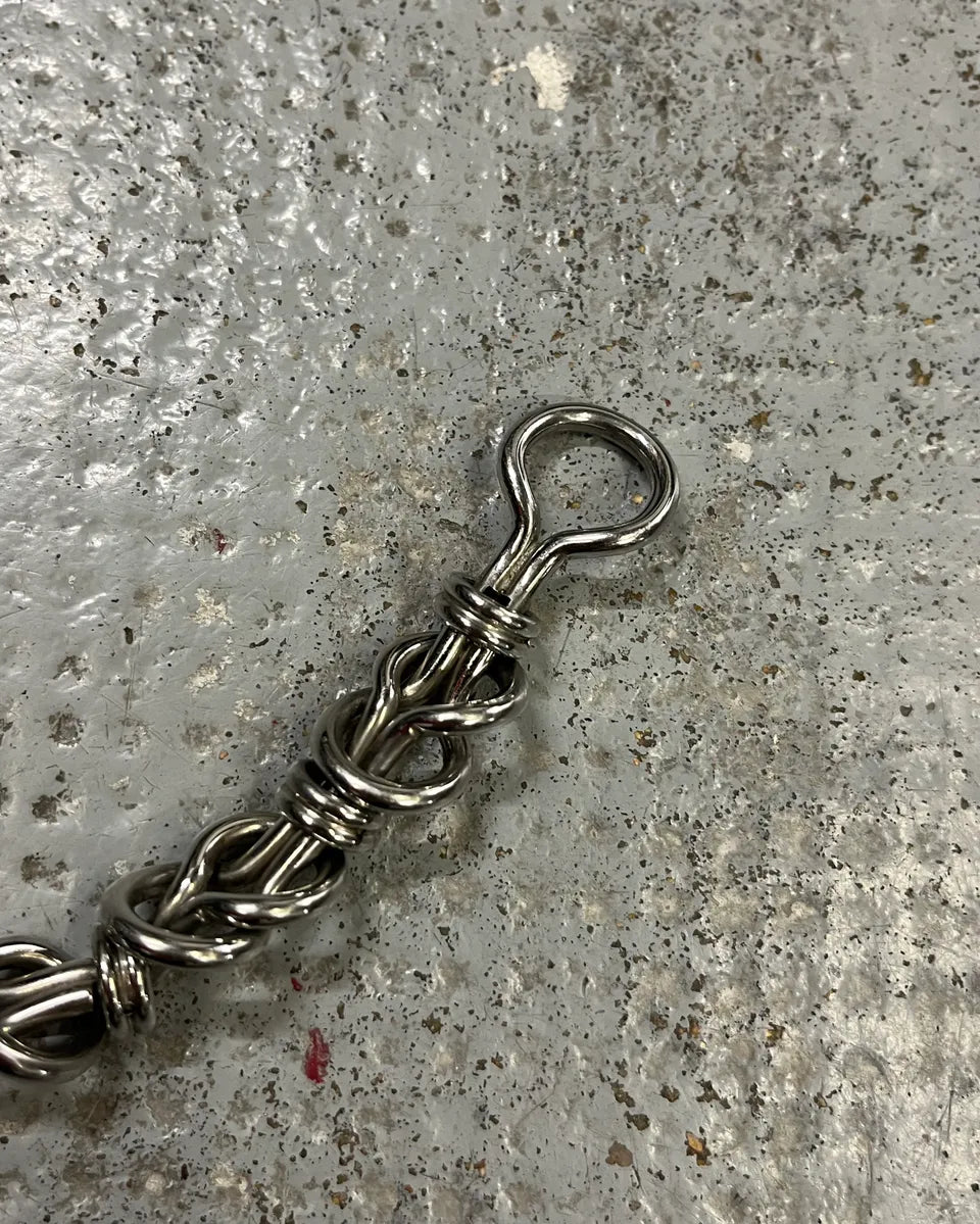AW2006 Dolce & Gabbana Stainless Steel Knot Link Bracelet pBcPxSo 6