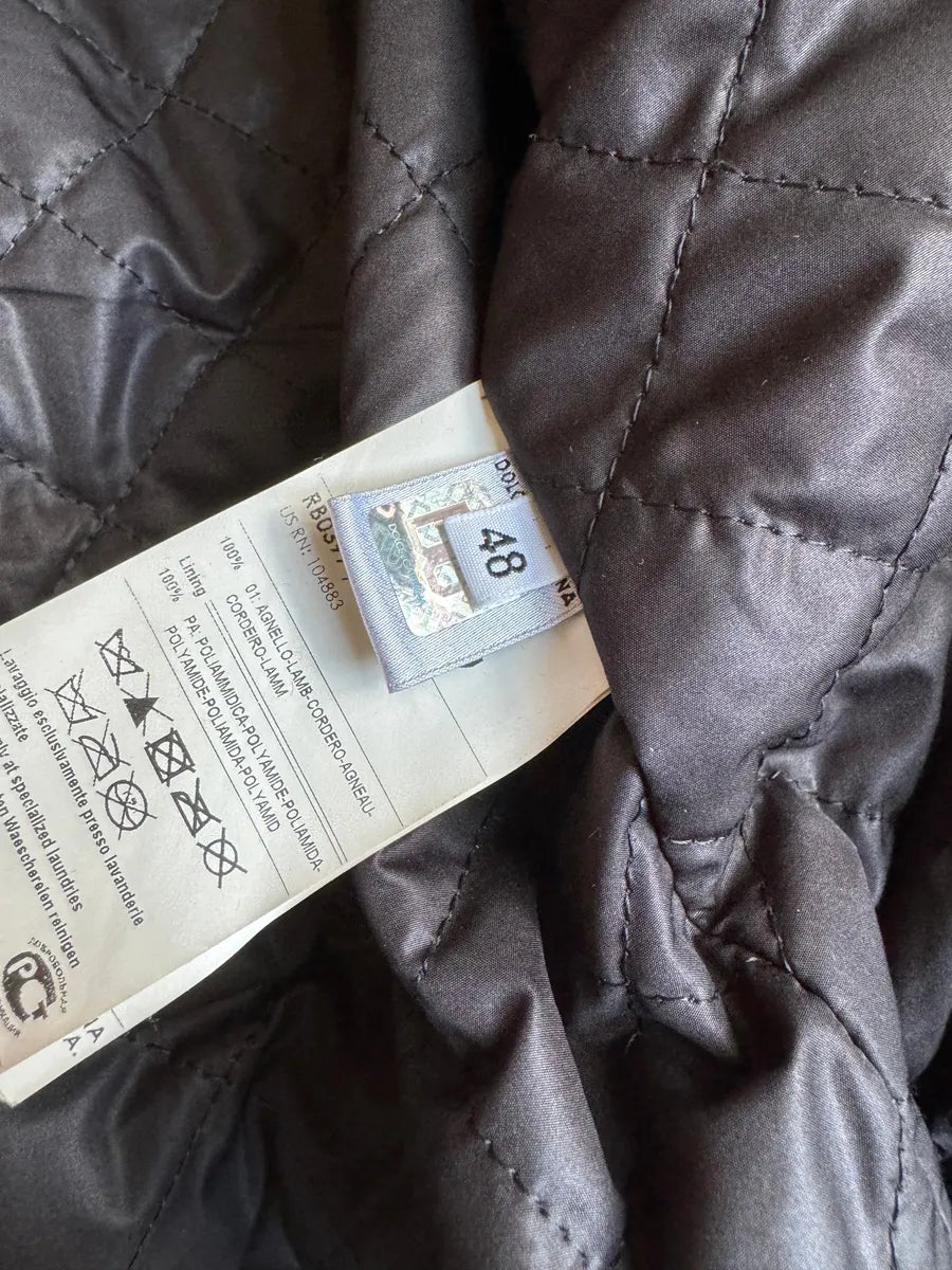 AW2006 Dolce & Gabbana Symmetrical Biker Leather Jacket pcsDfJH 9