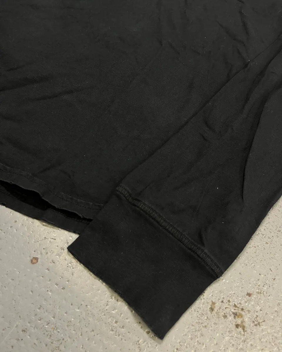 AW2006 Dsquared2 Black Face Print Longsleeve T-Shirt YvSdvDM 6