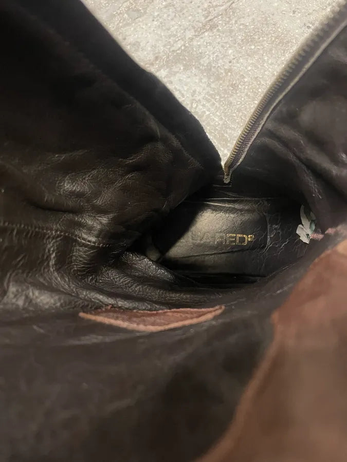 AW2006 Dsquared2 Brown Leather Ankle Boots (43eu/us9.5) wyNNeNZ 11